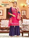 Sree Leela By Mukesh Gadhawal Silk Embroidery Work Kurti With Sharara  And Dupatta Wholesale Suppliers In Mumbai